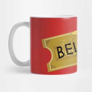 Believe Polar Express Family Christmas PJs Mug